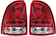 2004-2007 Buick Rainier - Driver and Passenger Side Halogen Tail Light, With bulb(s), OE Replacement