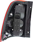 2004-2007 Buick Rainier - Driver and Passenger Side Halogen Tail Light, With bulb(s), OE Replacement