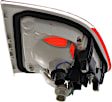 Passenger Side, Inner and Outer Halogen Tail Light, With bulb(s), OE Replacement, Wagon