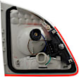 Passenger Side, Inner and Outer Halogen Tail Light, With bulb(s), OE Replacement, Wagon