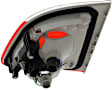 Driver Side, Inner And Outer Halogen Tail Light, With bulb(s), OE Replacement, Wagon