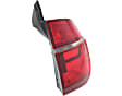 Driver and Passenger Side, Inner and Outer Tail Lights, with Bulbs, Halogen, Mounts on Liftgate