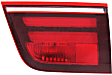 Driver and Passenger Side, Inner Tail Lights, with Bulbs, Halogen, Mounts on Liftgate