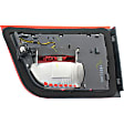 Driver Side, Inner And Outer Halogen Tail Light, With bulb(s), OE Replacement