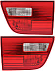 Driver and Passenger Side, Inner Tail Lights, with Bulbs, Halogen, Mounts on Rear Gate