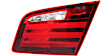 Driver and Passenger Side, Inner and Outer Halogen/LED Combo Tail Light, Inner - Without bulb(s); Outer - With bulb(s), OE Replacement
