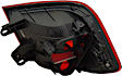 Passenger Side, Inner and Outer Halogen Tail Light, Without bulb(s), OE Replacement
