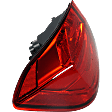 Driver and Passenger Side, Outer Halogen Tail Light, Without bulb(s), OE Replacement