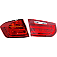 Driver Side, Inner And Outer Halogen Tail Light, Without bulb(s), OE Replacement