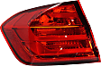 Driver Side, Inner And Outer Halogen Tail Light, Without bulb(s), OE Replacement