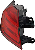 Driver Side, Inner And Outer Halogen Tail Light, Without bulb(s), OE Replacement