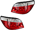 Driver and Passenger Side Halogen Tail Light, With bulb(s), OE Replacement