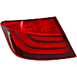 Driver Side, Inner And Outer Halogen/LED Combo Tail Light, Inner - Without bulb(s); Outer - With bulb(s), OE Replacement