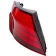 Driver Side, Inner And Outer Halogen/LED Combo Tail Light, Inner - Without bulb(s); Outer - With bulb(s), OE Replacement