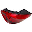 Driver Side, Inner And Outer Halogen/LED Combo Tail Light, Inner - Without bulb(s); Outer - With bulb(s), OE Replacement