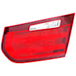 Driver and Passenger Side, Inner Halogen Tail Light, Without bulb(s), OE Replacement