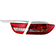 Passenger Side, Inner and Outer Halogen Tail Light, With bulb(s), OE Replacement