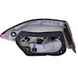 Passenger Side, Inner and Outer Halogen Tail Light, With bulb(s), OE Replacement