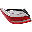 Driver Side, Inner and Outer Tail Lights, With bulb(s), Halogen