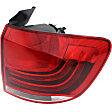 Driver and Passenger Side, Inner and Outer Halogen Tail Light, With bulb(s), OE Replacement