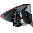Passenger Side, Inner and Outer Halogen Tail Light, With bulb(s), OE Replacement
