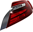 Driver and Passenger Side, Outer Halogen Tail Light, With bulb(s), With Chrome Trim, Mounts on Body, OE Replacement