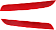 Rear, Driver and Passenger Side Bumper Reflectors, For Models without M Sport Package