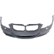 Front and Rear Primed Bumper Covers, For Models With M Package, With Headlight Washer Holes, With Rear Bumper Park Distance Control Sensor Holes
