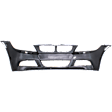 Front and Rear Primed Bumper Covers, For Models With M Package, With Headlight Washer Holes, With Rear Bumper Park Distance Control Sensor Holes