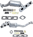 2004 BMW X3 - Front and Rear Catalytic Converter, 2.5L 6Cyl, Federal EPA Standard, 46-State Legal (Cannot ship to CA, CO, NY or ME), Direct Replacement Series