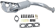 2004 BMW X3 - Front and Rear Catalytic Converter, 2.5L 6Cyl, Federal EPA Standard, 46-State Legal (Cannot ship to CA, CO, NY or ME), Direct Replacement Series