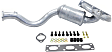 2004 BMW X3 - Front and Rear Catalytic Converter, 2.5L 6Cyl, Federal EPA Standard, 46-State Legal (Cannot ship to CA, CO, NY or ME), Direct Replacement Series