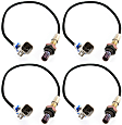 2005 Chevrolet Silverado 1500 Hybrid - Before and After Catalytic Converter, Driver and P Oxygen Sensor, Engine VIN: B, FI, Naturally Aspirated, GAS, Set of 4, 4-wire, 8 Cyl 5.3L