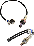 Before and After Catalytic Converter, Front Oxygen Sensors, Set of 2, 4-Wire
