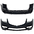 Front and Rear Primed Bumper Cover