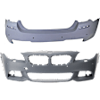 Sedan Front and Rear Primed Bumper Cover