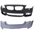 Front and Rear Primed Bumper Cover