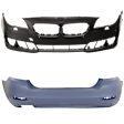 Front and Rear Primed Bumper Cover