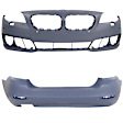 Front and Rear Primed Bumper Cover