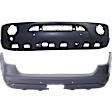 Front and Rear Primed Bumper Cover