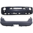 Front and Rear Primed Bumper Cover