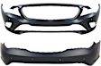 Front and Rear Primed Bumper Cover 2.0L, 4Cyl