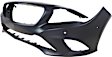 Front and Rear Primed Bumper Cover 2.0L, 4Cyl