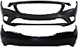 Front and Rear Primed Bumper Cover CAPA Certified