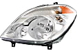 Driver and Passenger Side Halogen Headlight, With bulb(s), OE Replacement, CAPA Certified