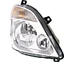 Driver and Passenger Side Halogen Headlight, With bulb(s), OE Replacement, CAPA Certified