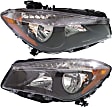 2016 Mercedes Benz CLA250 - Driver and Passenger Side Halogen Headlight, With bulb(s), For Models Without HID Option, OE Replacement