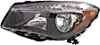 2016 Mercedes Benz CLA250 - Driver and Passenger Side Halogen Headlight, With bulb(s), For Models Without HID Option, OE Replacement