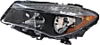 2014-2019 Mercedes Benz CLA250 - Driver and Passenger Side Headlights, with Bulbs, Halogen, For Models without HID Option, CAPA Certified