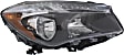 2014-2019 Mercedes Benz CLA250 - Driver and Passenger Side Headlights, with Bulbs, Halogen, For Models without HID Option, CAPA Certified